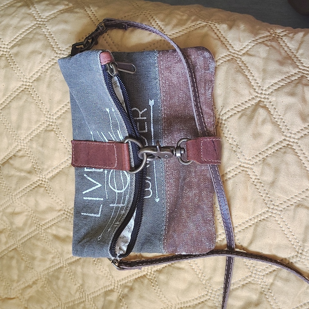 Wanderer Mona B Two-Tone Purse/Wristlet